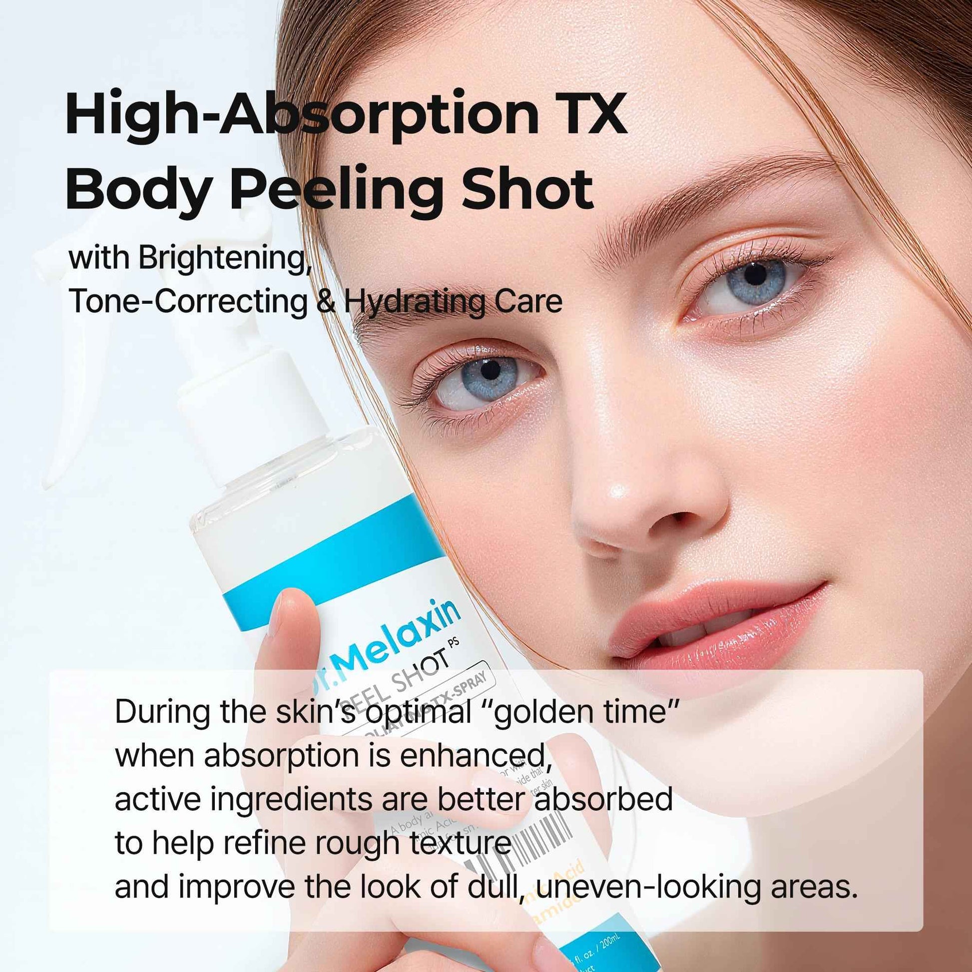 Dr.MELAXIN TX Exfoliating & Tone Peel Shot Smoothing Duo
