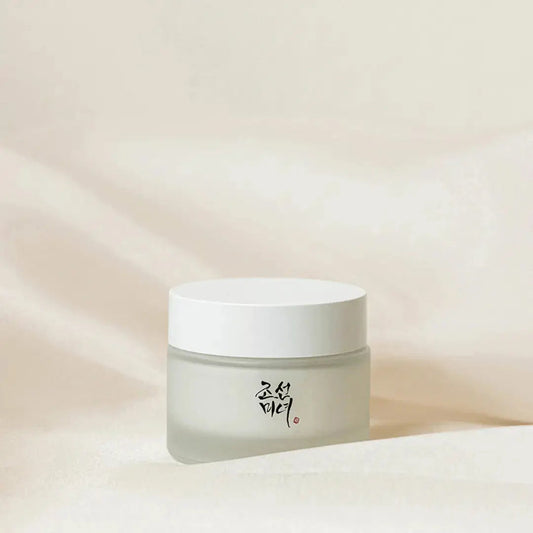 Beauty of Joseon Dynasty Cream 50ml jar with white lid and elegant packaging, ideal for moisturizing and skincare.