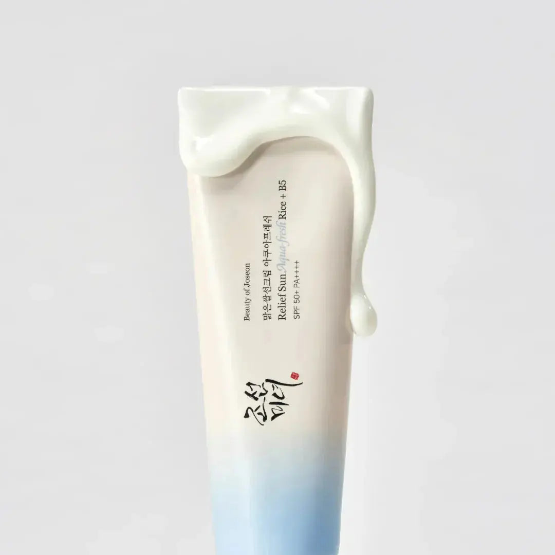 Beauty of Joseon Relief Sun Aqua Fresh Kit featuring sunscreen, with lightweight, hydrating formula for sun protection and skin refreshment.