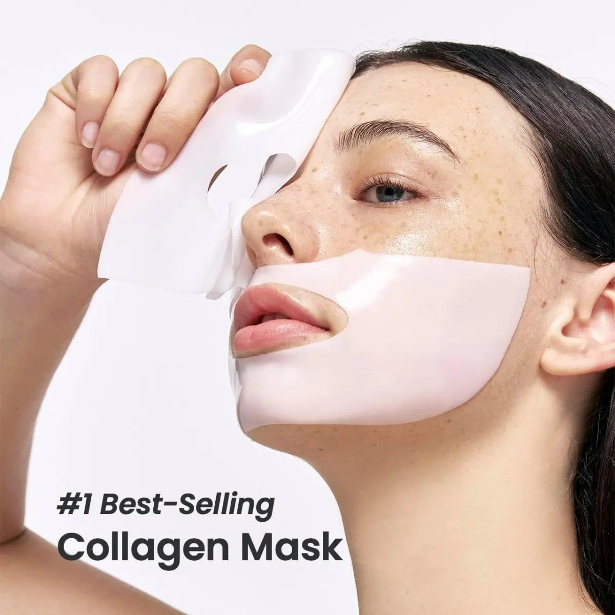 BIODANCE Bio Collagen Real Deep Mask in a 34g package, showing the white sheet mask infused with collagen for skincare.
