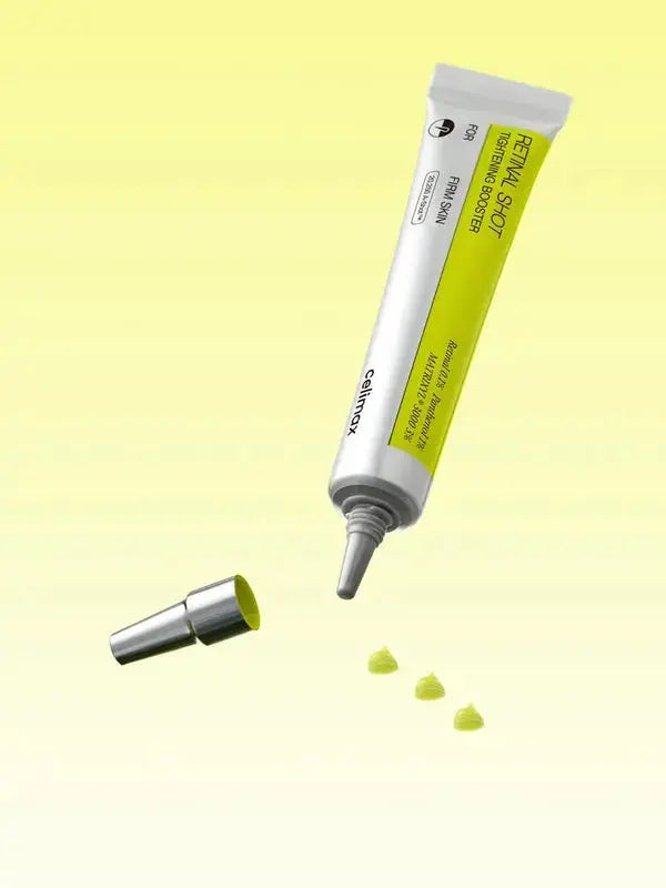CELIMAX The Vita-A Retinol Shot tightening serum in a 15ml bottle, designed to firm and brighten the skin.
