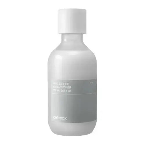 CELIMAX Dual Barrier Creamy Toner in a 150ml bottle, soothing skincare product for hydration and skin barrier support.