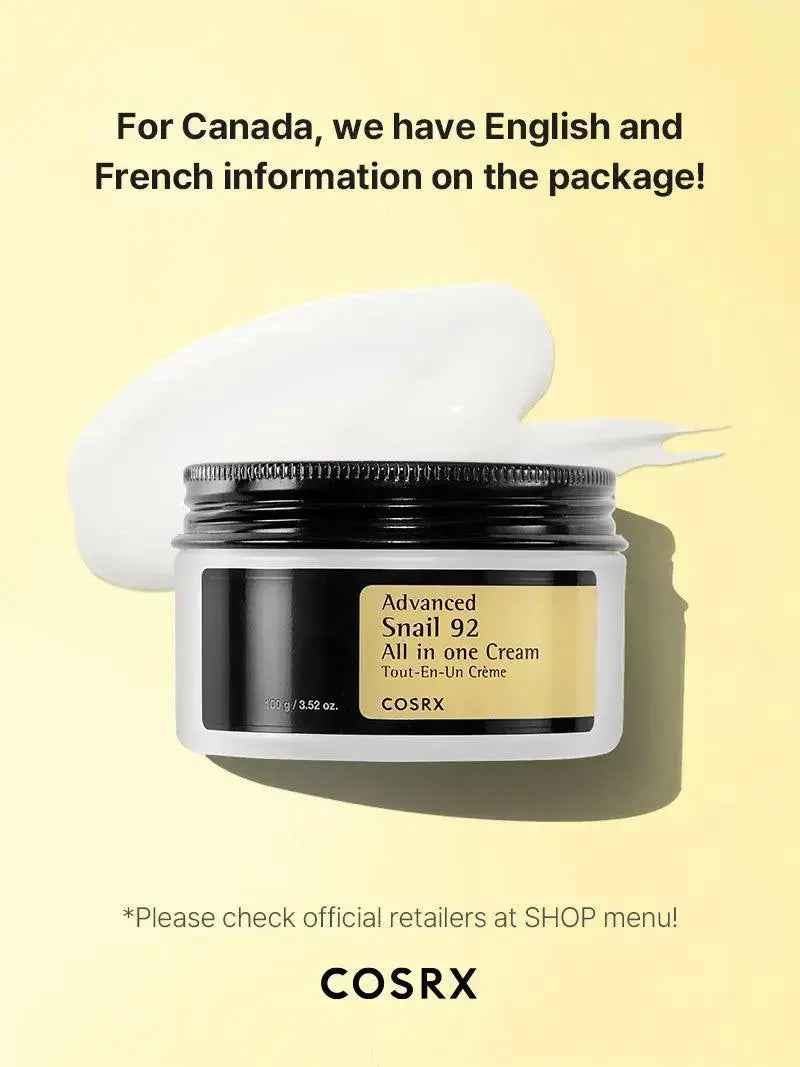 COSRX Advanced Snail 92 All in one Cream 100 gm