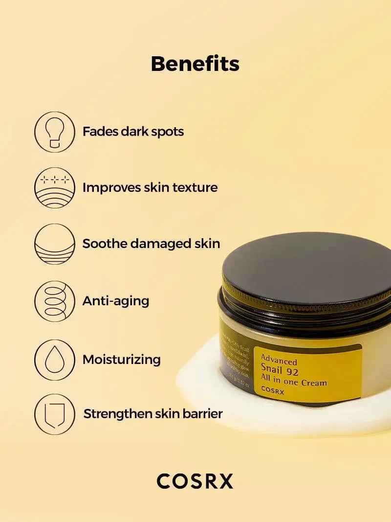 COSRX Advanced Snail 92 All in one Cream 100 gm