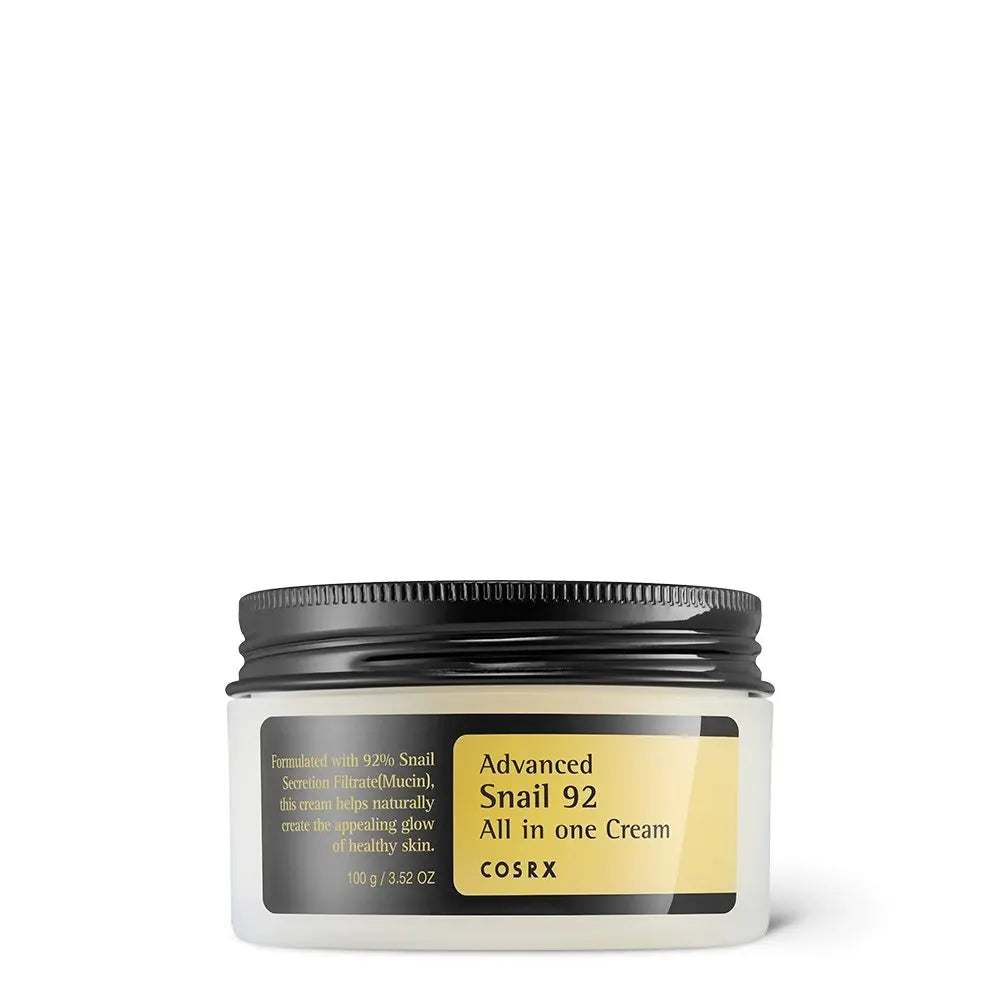 COSRX Snail Moisture Set featuring skincare products with snail mucin for hydrating and soothing skin.