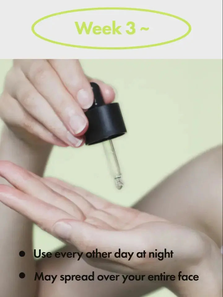 COSRX The Retinol 0.5 Oil in a 20 ml bottle, featuring clear liquid with a dropper cap for skincare treatment.