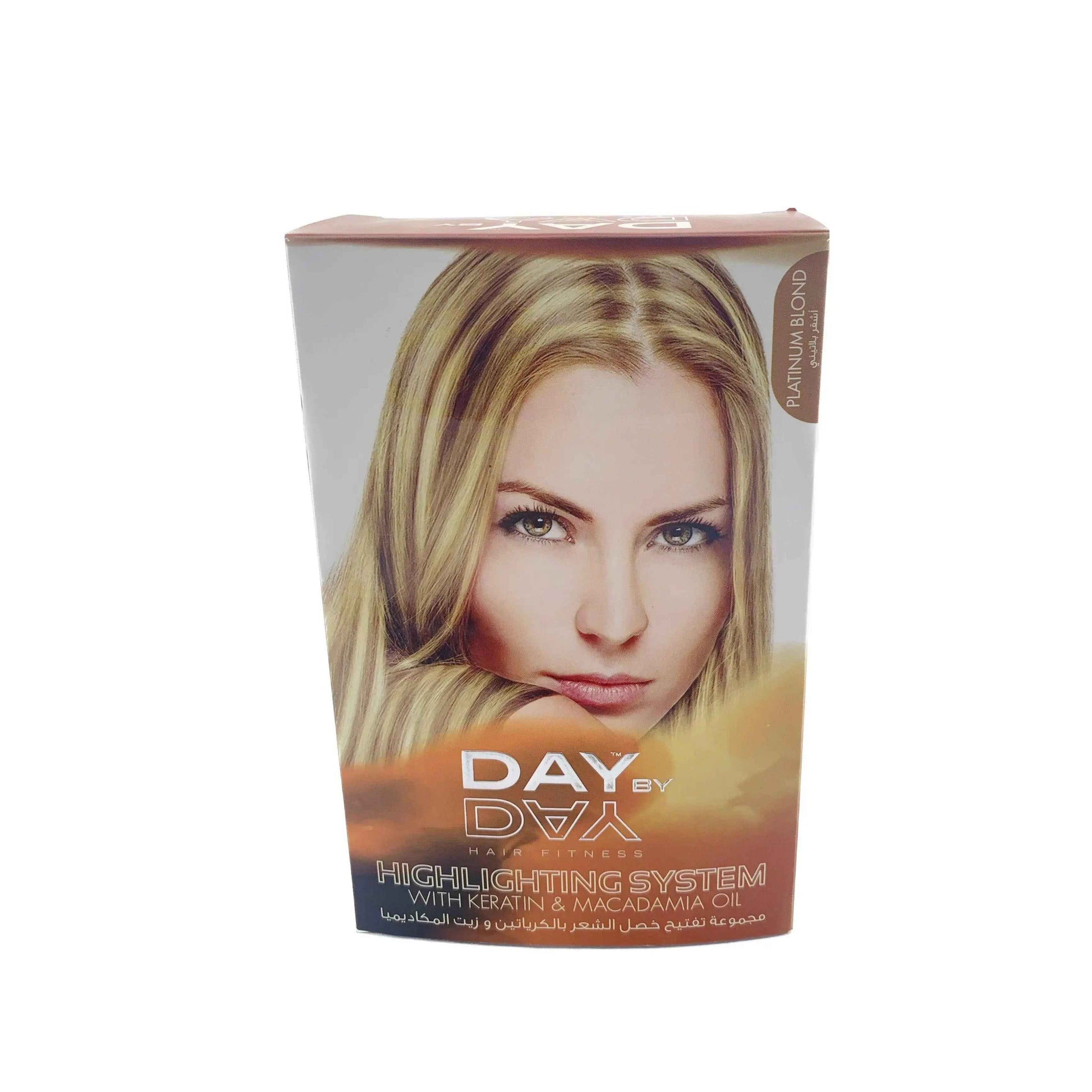 DAY BY DAY Hair Fitness Highlighting System With Keratin & Macadamia Oil Platinum Blond