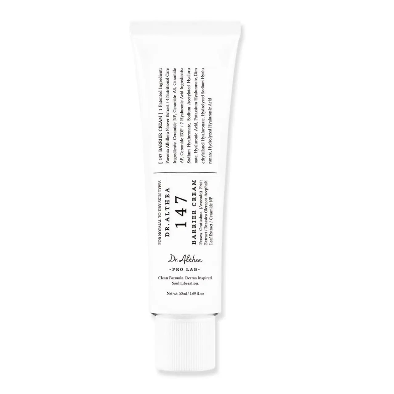 DR ALTHEA 147 Barrier Cream in 50ml jar, moisturizing cream for skin protection and barrier repair.