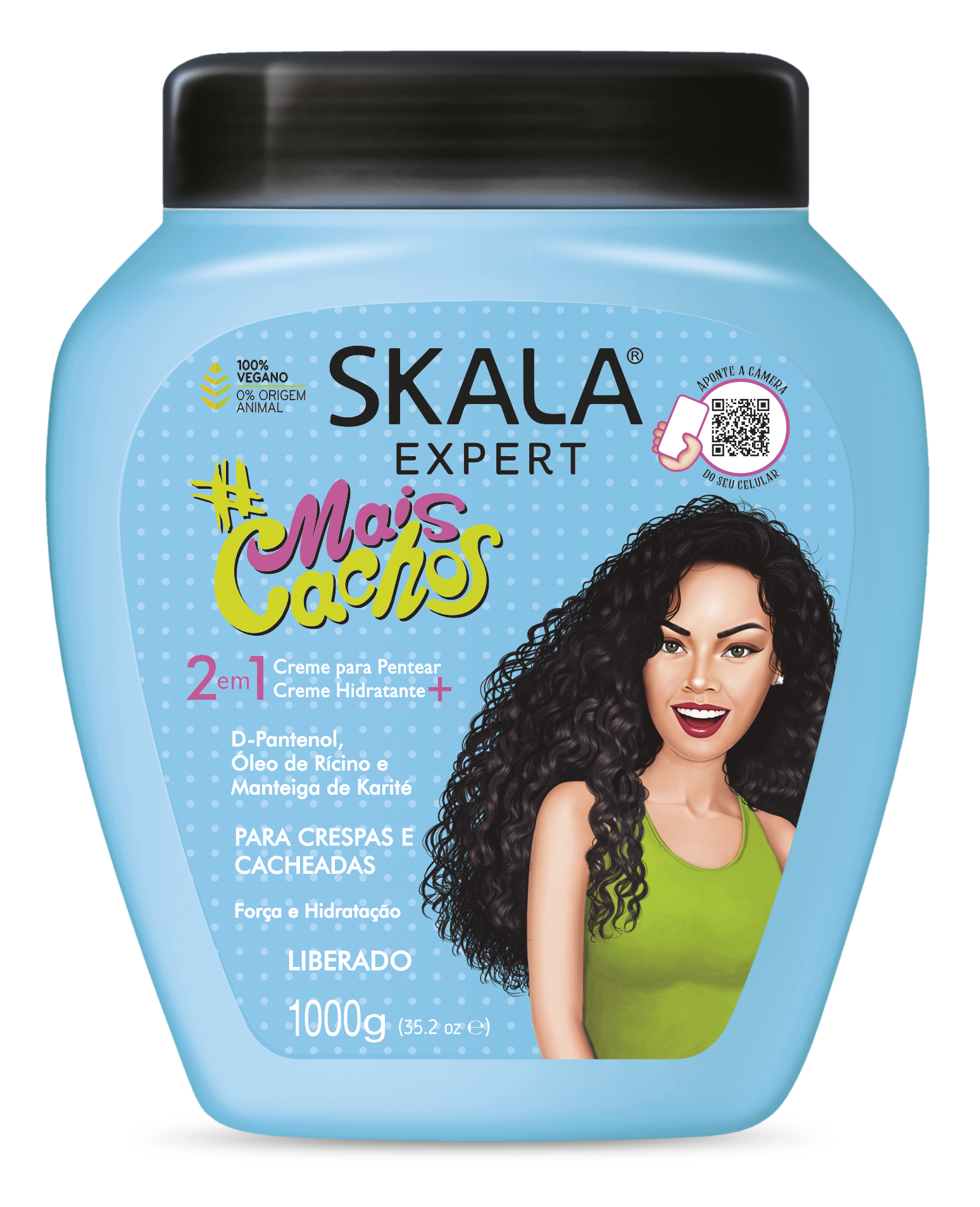 Skala Hair Treatment Cream 2in1 Mais Cachos 1000g SKALA