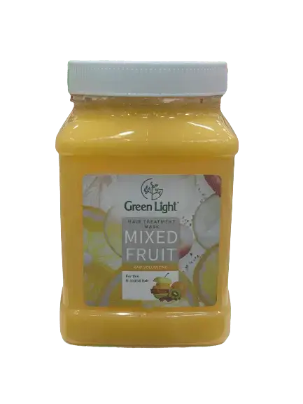GREEN LIGHT Hair Treatment Mask MIXED FRUIT Hair Volumizing For Thin & Coarse Hair 2000 ML