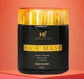 HB HAIR SOLUTION Gold Caviar & Argan Oil Brazilian Hair Care Kit 5 pcs