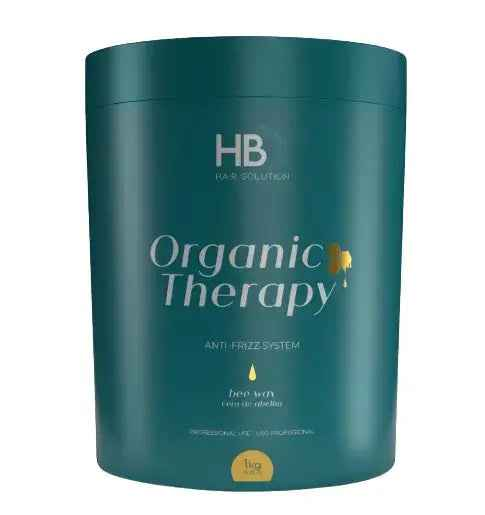 HB HAIR SOLUTION Organic Therapy Bee Wax Brazilian Anti Frizz hair Treatment Set