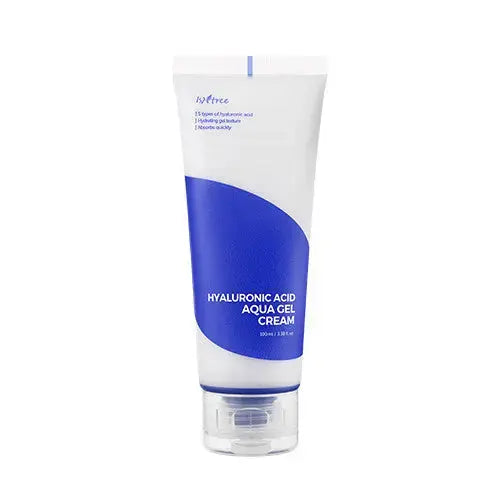 ISNTREE Hyaluronic Acid Moist Cream in a 100 ml jar, featuring a smooth, hydrating formula for moisturizing skin.