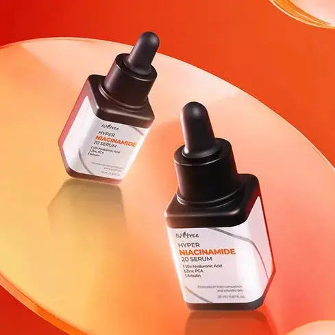 ISNTREE Hyper Niacinamide 20 Serum bottle showing the product label and branding on a white background.
