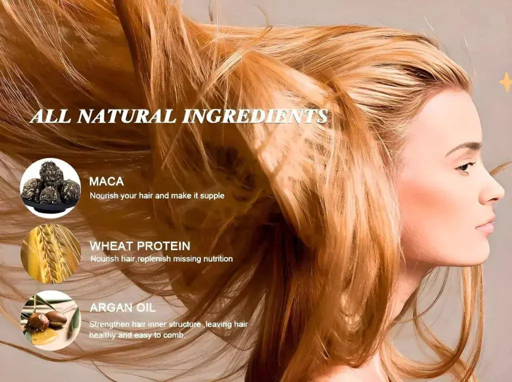 Karseell Maca Power Conditioner bottle, 500 ml, for shiny, smooth hair, featuring natural hair care ingredients.
