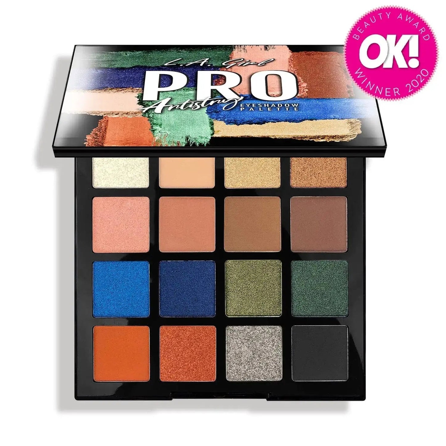 L.A.GIRL Pro Eyeshadow Palette with a variety of vibrant and neutral shades for versatile eye makeup looks.