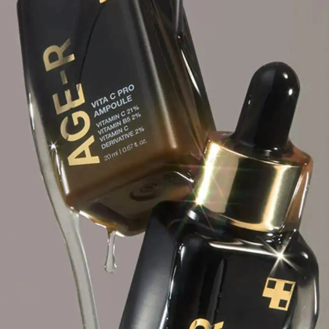 Medicure AGE-R Vita C Pro Ampoule 20 ml bottle with clear liquid and dropper for skincare, from Medicube.