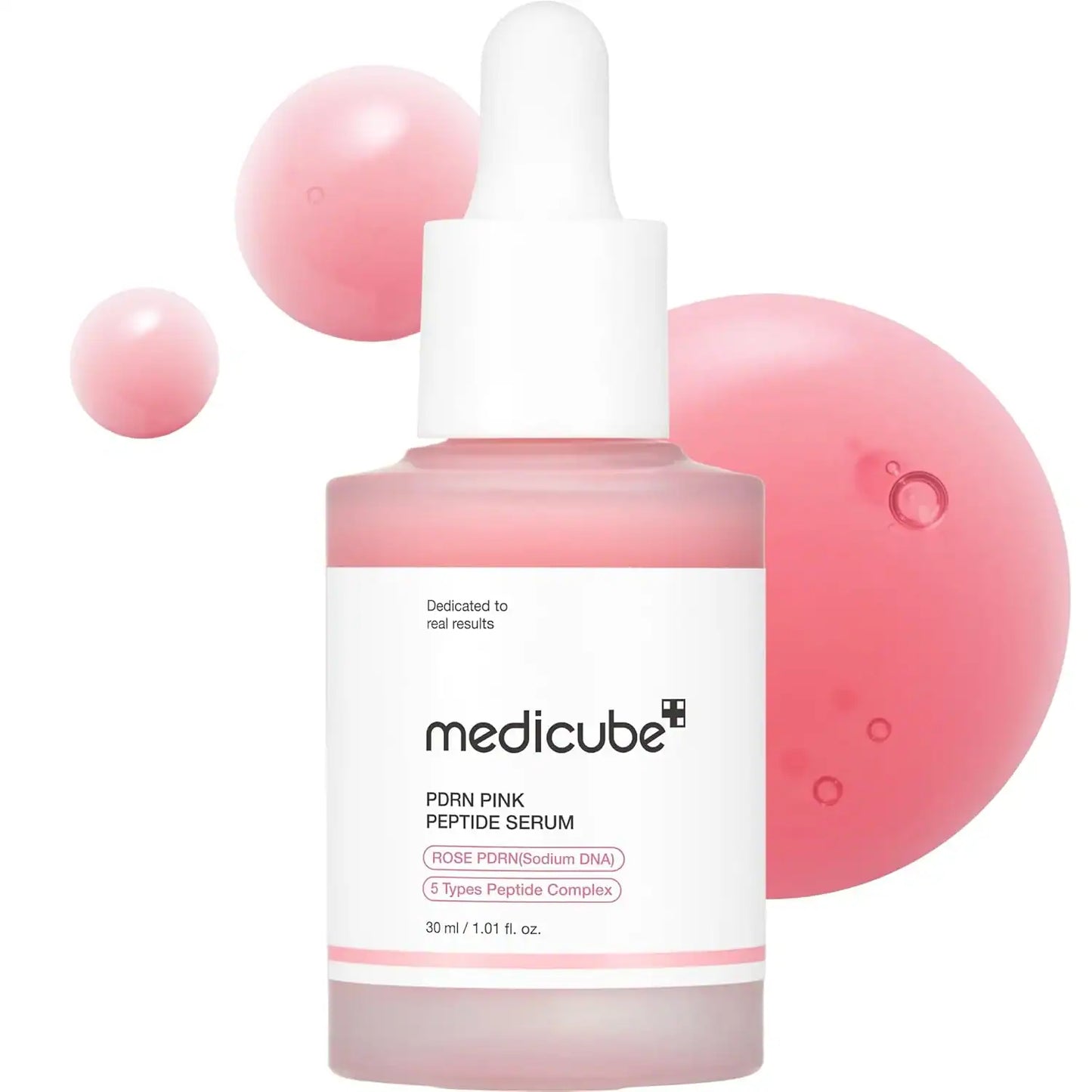 Medicube PDRN Pink Eternal Glow skincare set with 10 pieces, featuring collagen, peptide serum, and regeneration treatment.