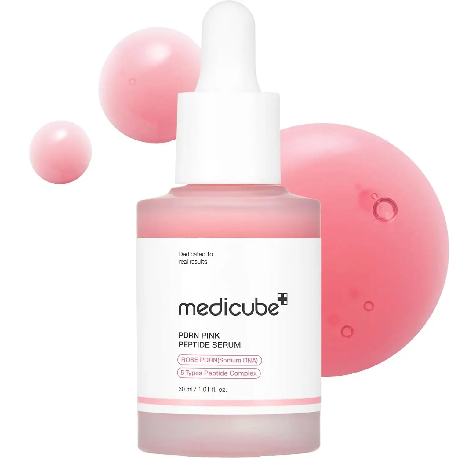 Medicube PDRN Pink Eternal Glow skincare set with 10 pieces, featuring collagen, peptide serum, and regeneration treatment.