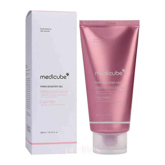 Medicube PDRN Booster Gel 300ml, a skincare booster gel with PDRN for skin rejuvenation and hydration.