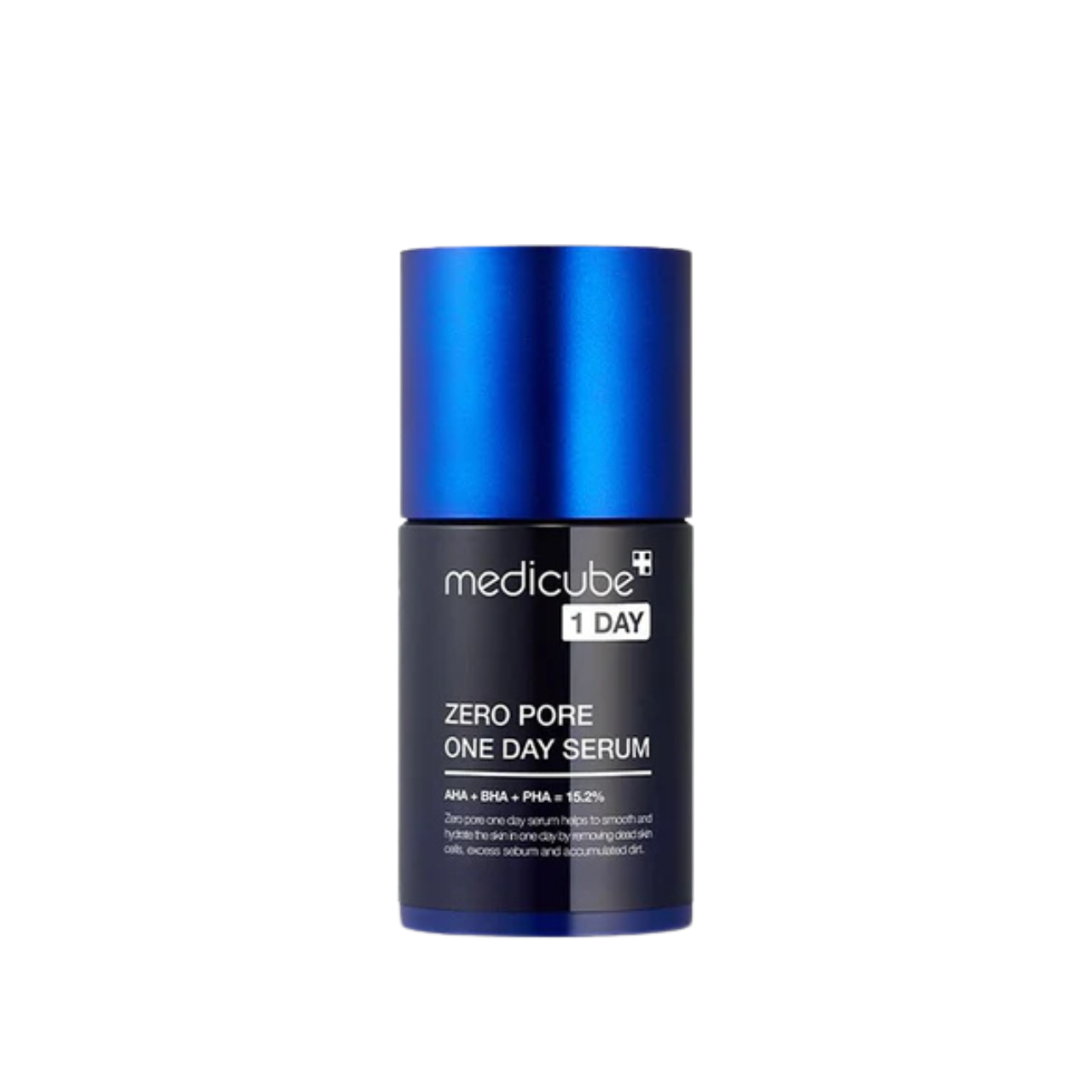 Medicube Zero Pore One Day Serum bottle, 30ml, with sleek packaging and applicator for pore minimizing skincare.