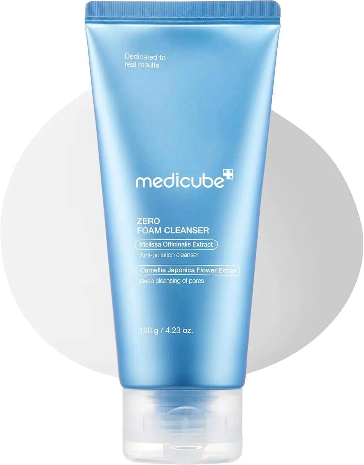 Medicube Zero Foam Cleanser 120 ML bottle, gentle facial cleanser with foam for deep cleansing and refreshed skin.