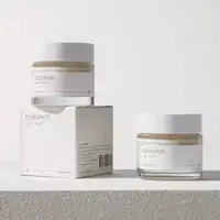 MIXSOON Bean Cream 50ml jar with white lid, showing the product label and creamy texture in a clear container.