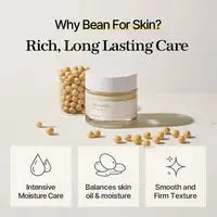 MIXSOON Bean Cream 50 ml jar with white lid and label, showing the skincare product in a clear container.
