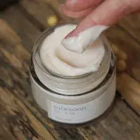MIXSOON Bean Cream 50ml jar with white lid, showcasing the product in a sleek container, designed for skincare.