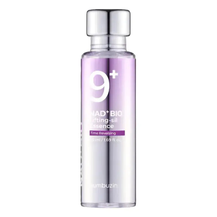 NUMBUZIN No.9 NAD Bio Lifting-Sil Essence 50ml, a skincare essence with a sleek bottle and label, designed for skin rejuvenation.