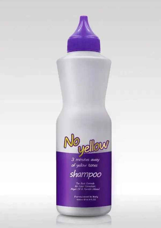 NUSPA 3 Minutes Purple No Yellow Shampoo Moisturizing Shimmer Correction Sulfate Free Argan Oil Keratin Protein Infused for Color Correction 500 ML