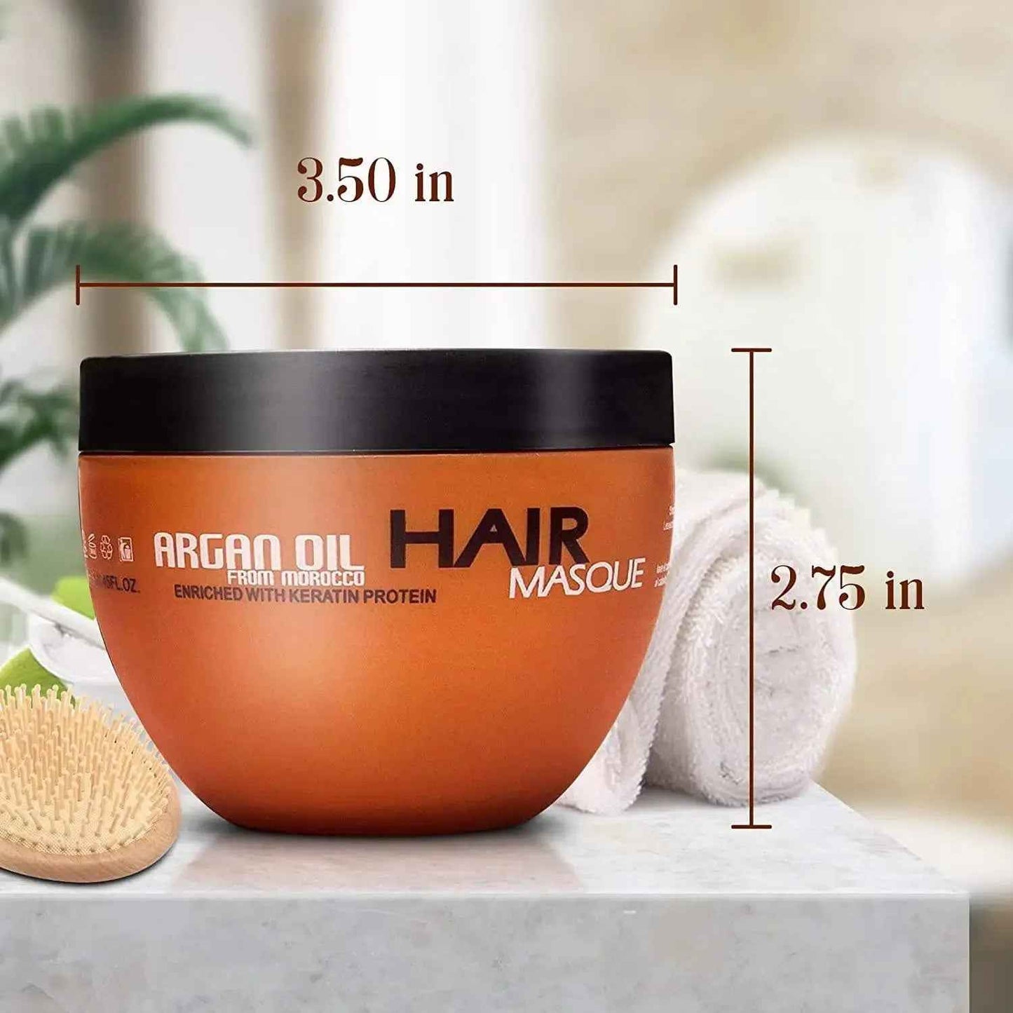 Nuspa Argan Oil Hair Mask Deep Conditioner Sulfate Free 250 ML