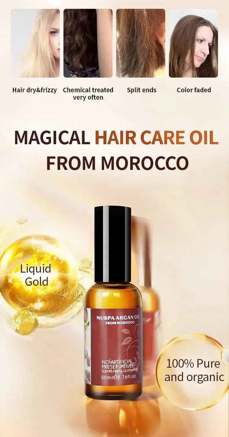 NUSPA Argan Oil Hair Treatment Serum