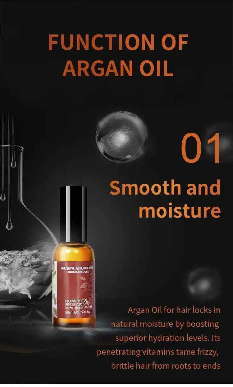 NUSPA Argan Oil Hair Treatment Serum