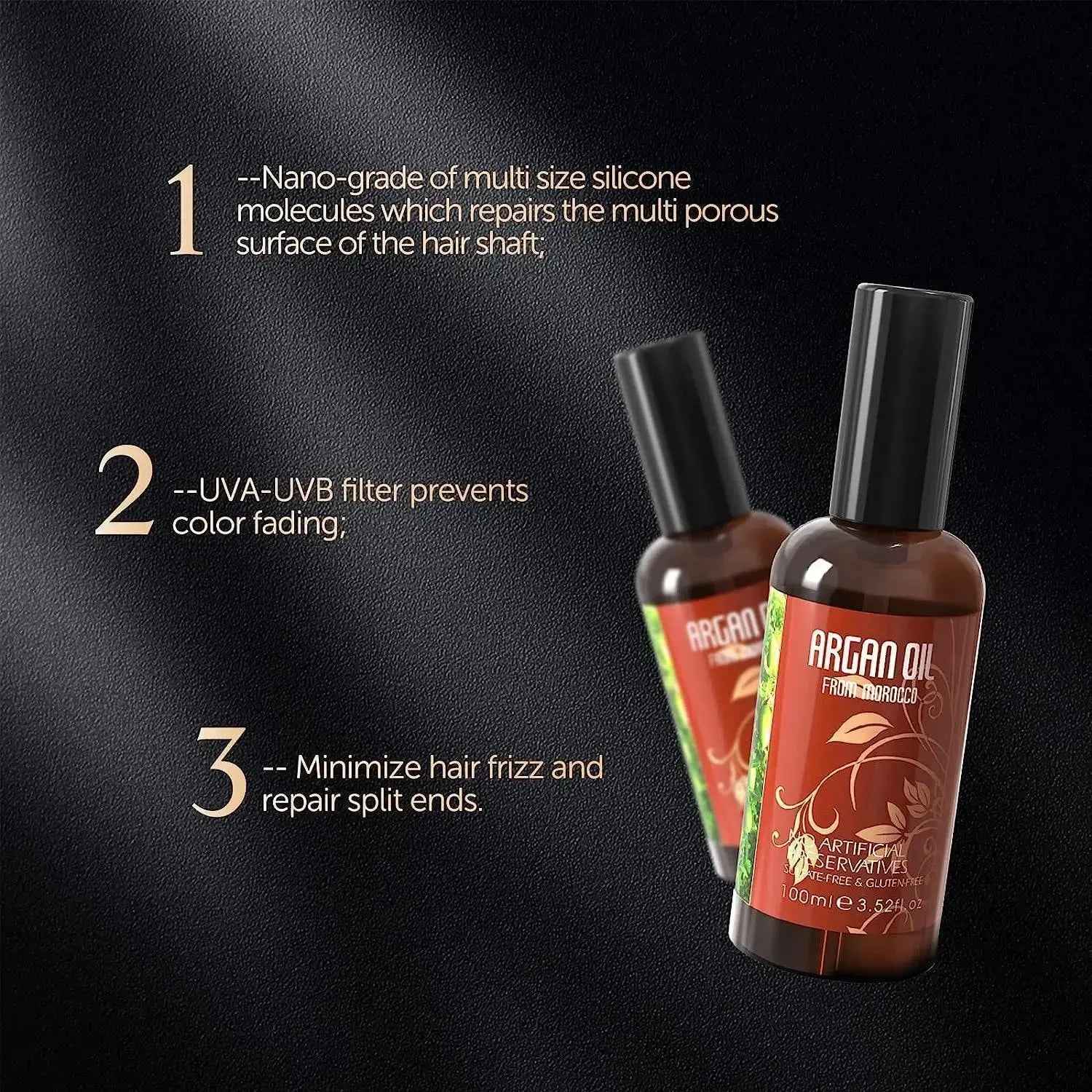 NUSPA Argan Oil Hair Treatment Serum