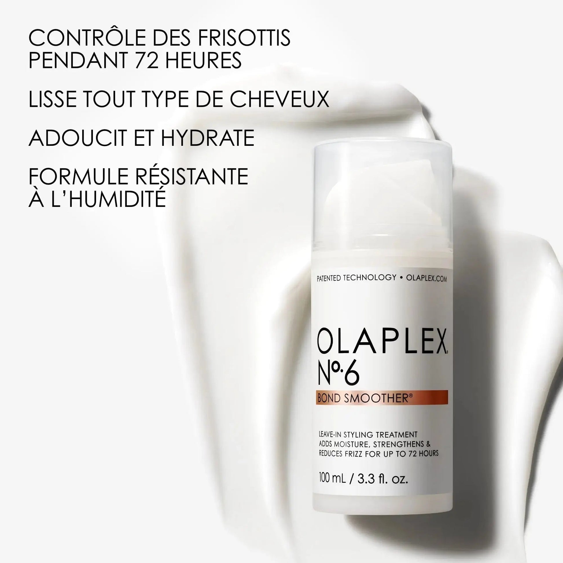 OLAPLEX Nº.6 Bond Smoother 150ml bottle, a hair treatment product by OLAPLEX for smoothing and bond repair.