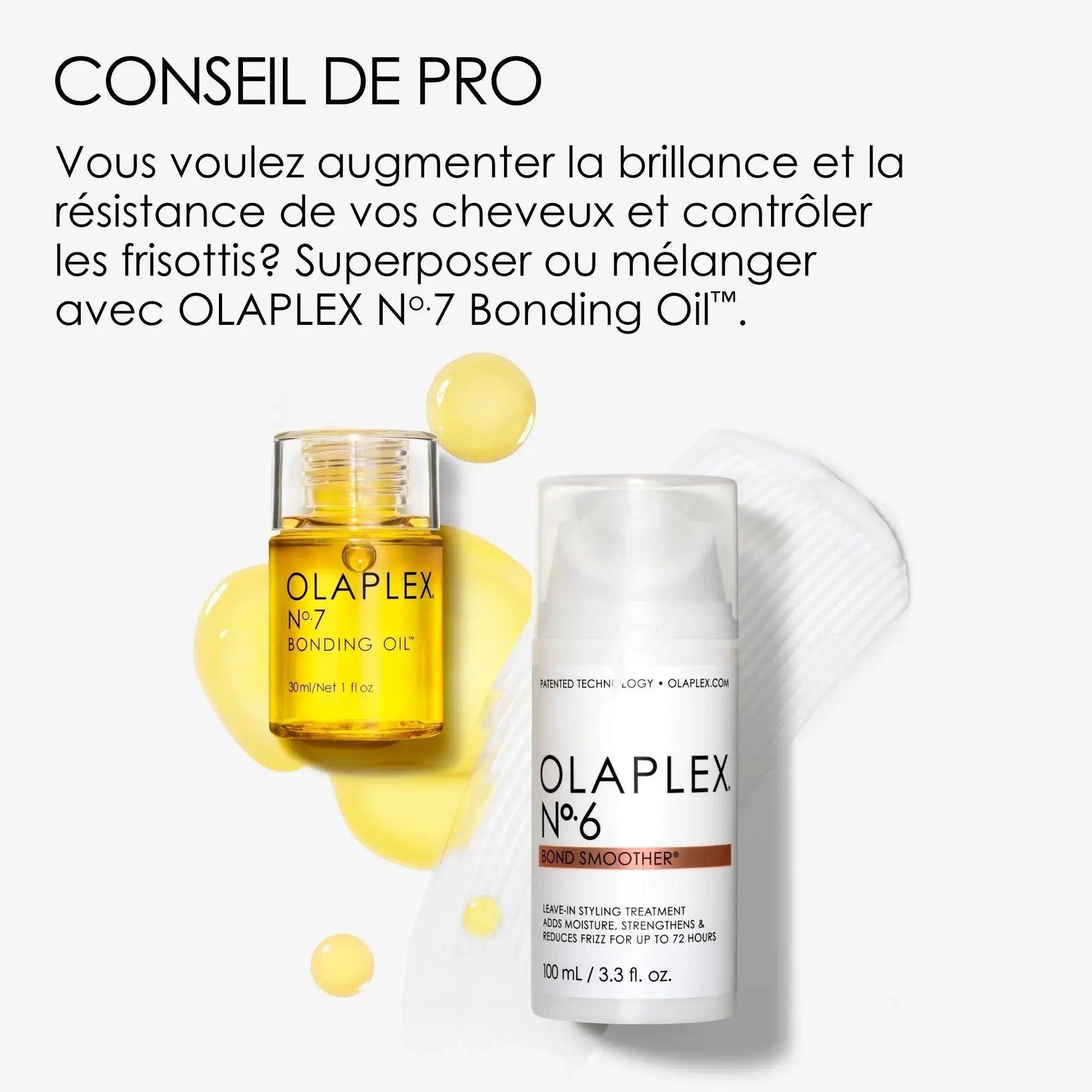 OLAPLEX Nº.6 Bond Smoother 150 ML bottle, hair styling serum with brand logo visible on the packaging.