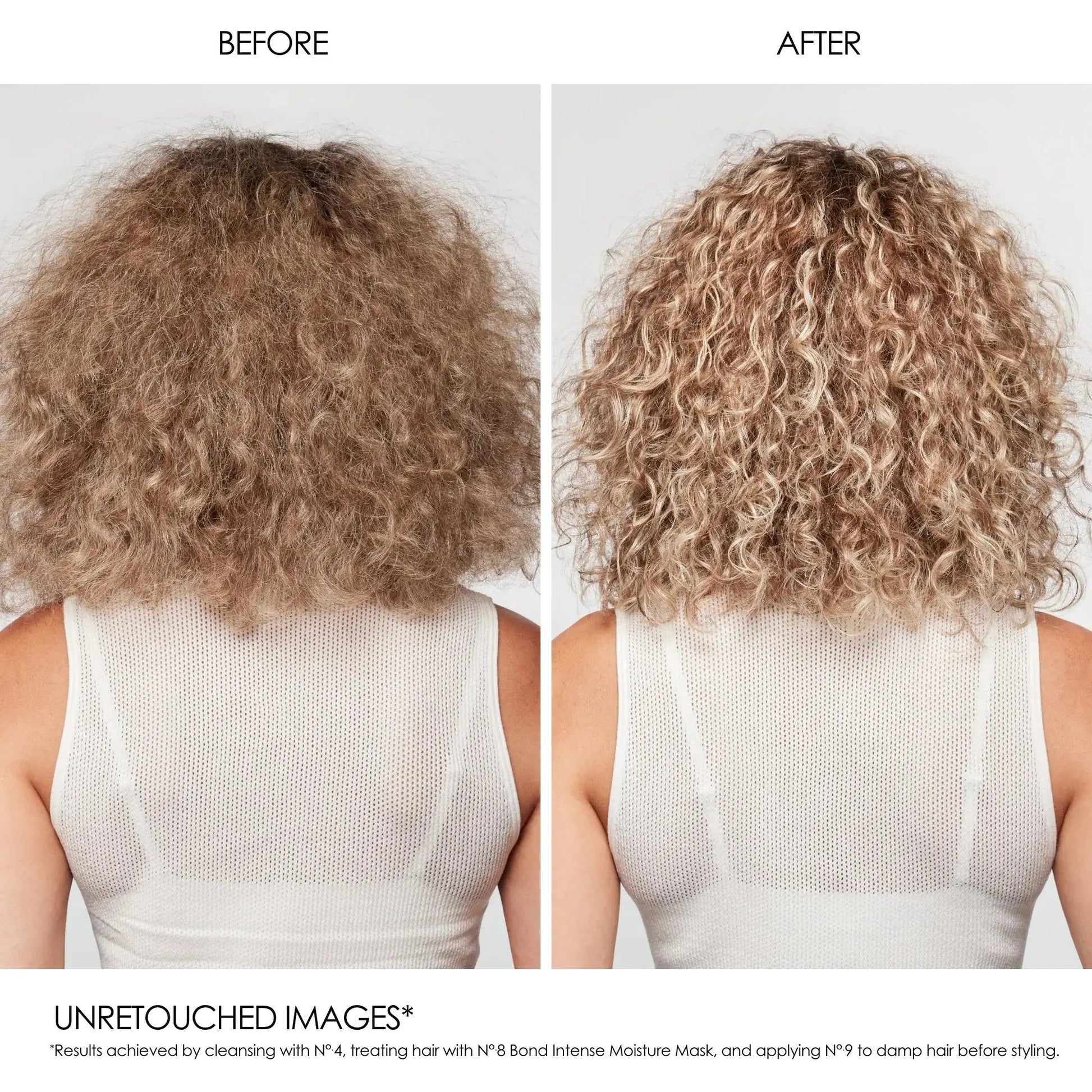 OLAPLEX Nº.8 Bond Intense Moisture Mask in 150ml jar, nourishing hair treatment with OLAPLEX branding visible on the product.