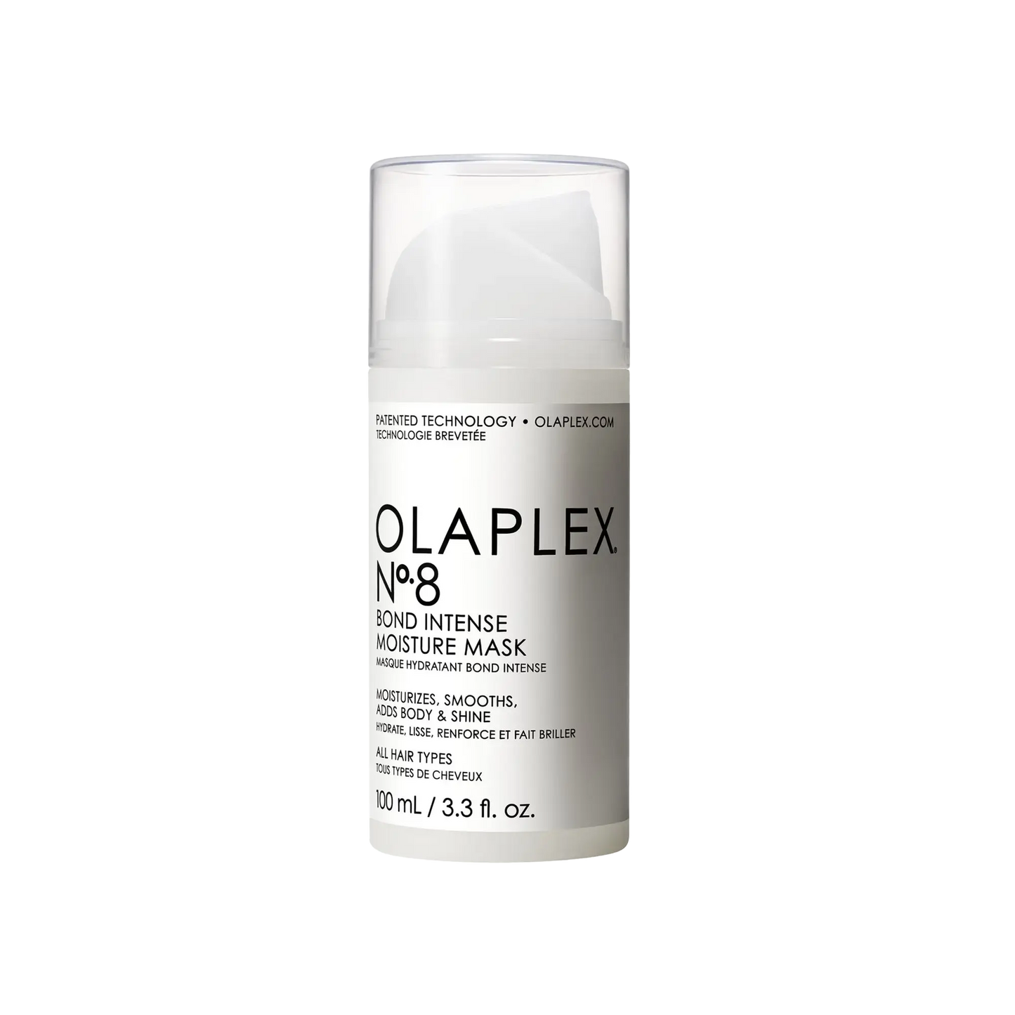 OLAPLEX Nº.8 Bond Intense Moisture Mask in 150ml jar, conditioner for damaged hair, with nourishing and hydrating formula.