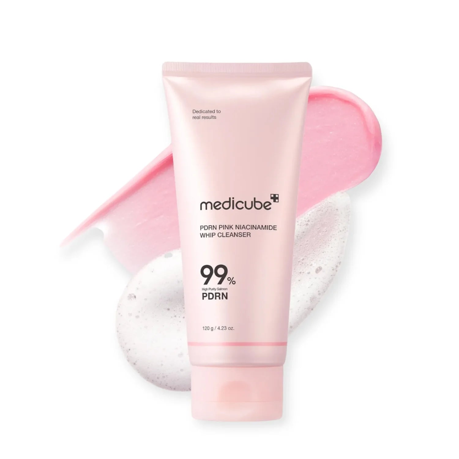 Medicube PDRN Pink Eternal Glow Ultimate regeneration system with 10 pieces, featuring skincare bottles and applicators for skin renewal.