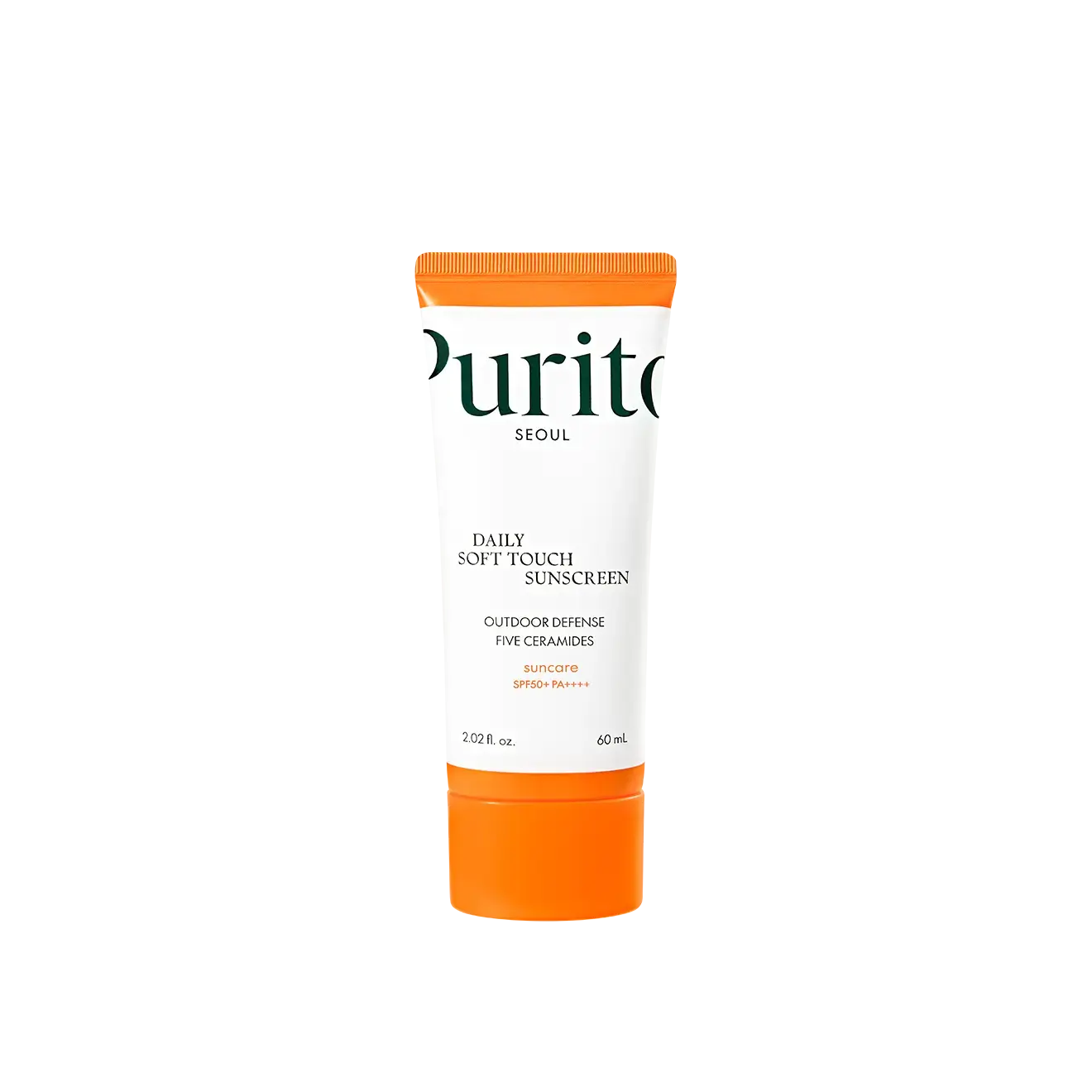 PURITO Daily Soft Touch Sunscreen 60ml, a lightweight sunscreen with soft touch formula from PURITO SEOUL.