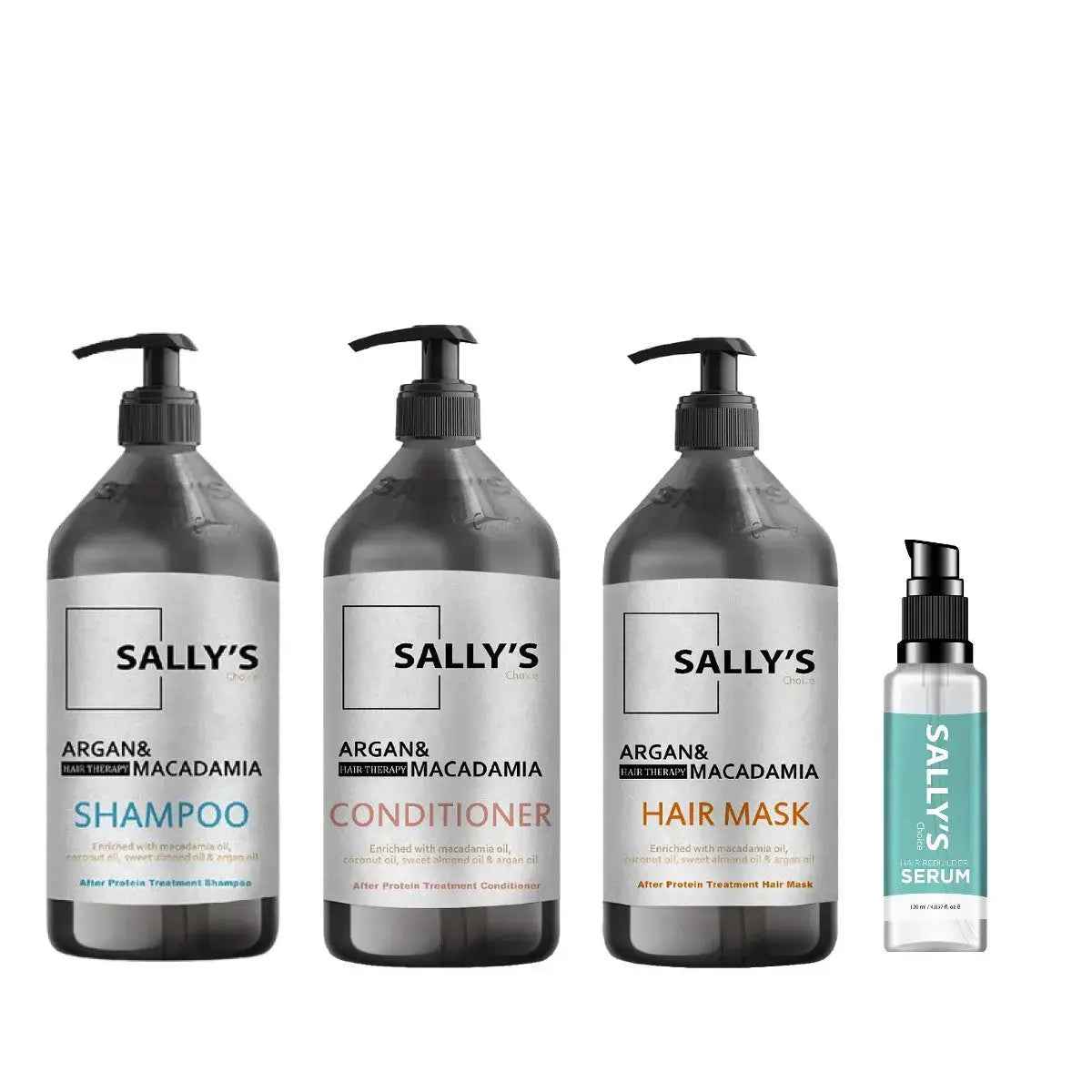 Sally's Choice Bio Protein Natural Hair Therapy Anti Frizz 6 Pcs Set