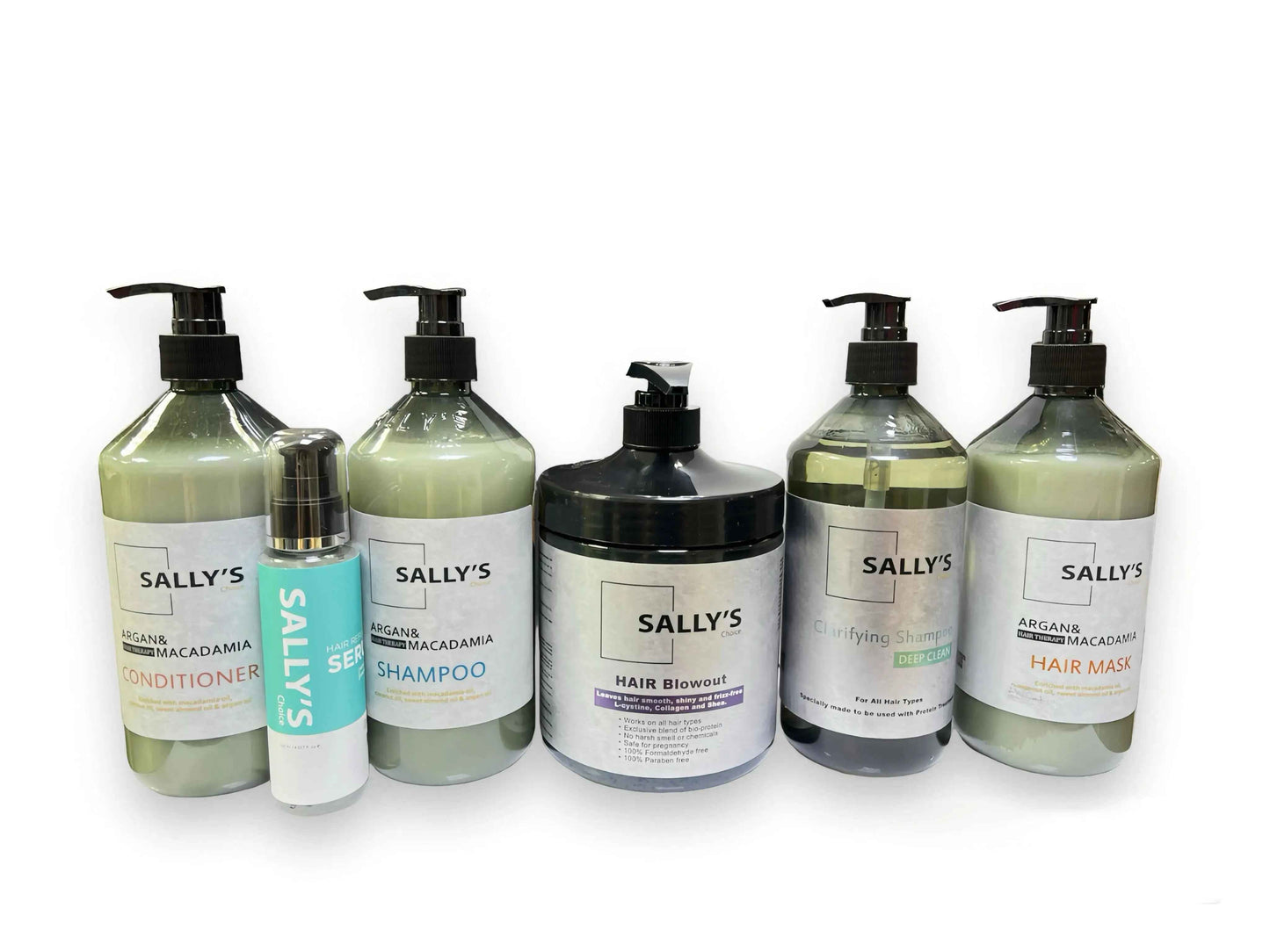 Sally's Choice Bio Protein Natural Hair Therapy Anti Frizz 6 Pcs Set