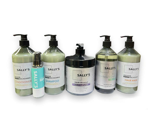 Sally's Choice Bio Protein Natural Hair Therapy Anti Frizz 6 Pcs Set