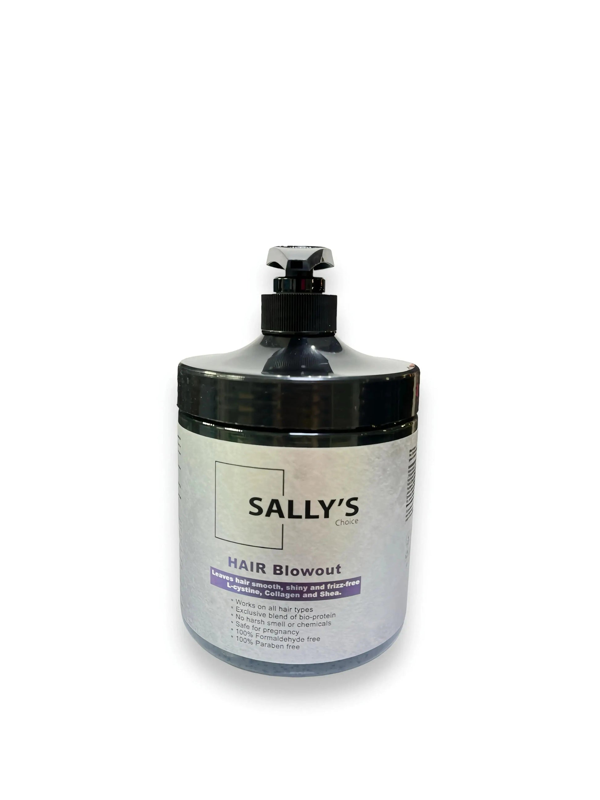 Sally's Choice Bio Protein Natural Hair Therapy Anti-Frizz 6-piece set with shampoo and conditioner for frizz control and hair care.