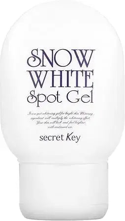 Secret Key Snow White Spot Gel in a 65g container, featuring the white spot treatment gel with the SECRET KEY branding.