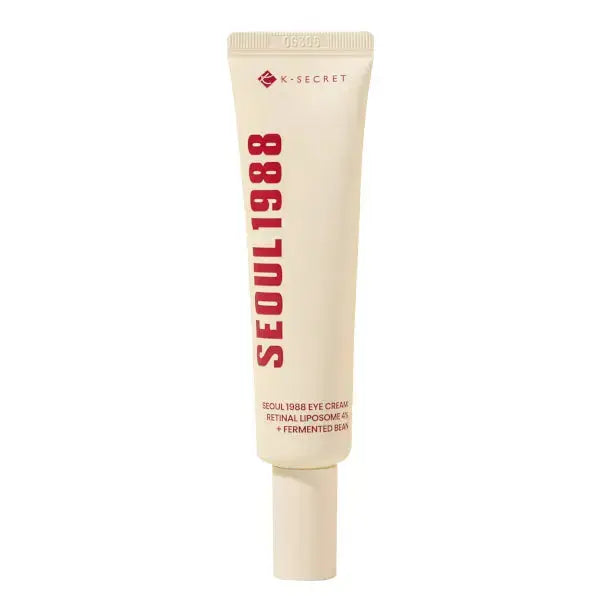 SEOUL 1988 Eye Cream with Retinal Liposome 4% and Fermented Bean, 30 ml, in a sleek jar with a white and gold label.