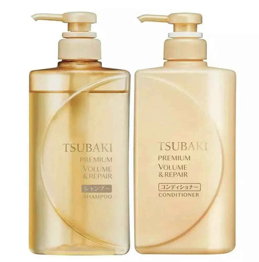 Shiseido Tsubaki Volume & Repair Shampoo & Conditioner Set 490 ML