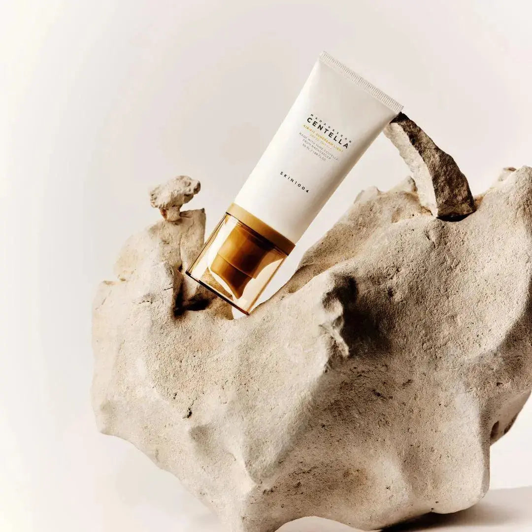 SKIN1004 Madagascar Centella Air-Fit Suncream Light SPF30 in 50ml tube, lightweight sunscreen with centella extract for sensitive skin