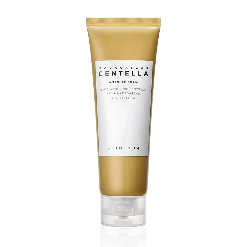 SKIN1004 Madagascar Centella Ampoule Foam in a 125ml pump bottle, showing the product label and foam dispenser.